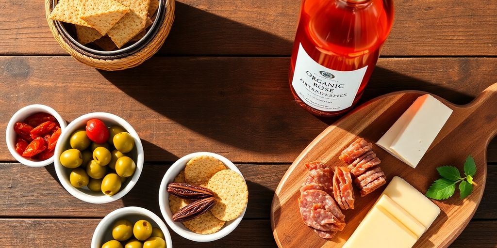 Apéritif bio: sélection produits